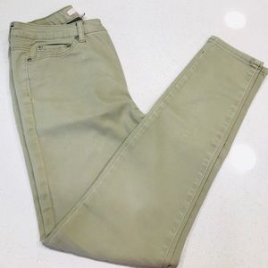 Forever 21 khaki green skinny jeans size 27
